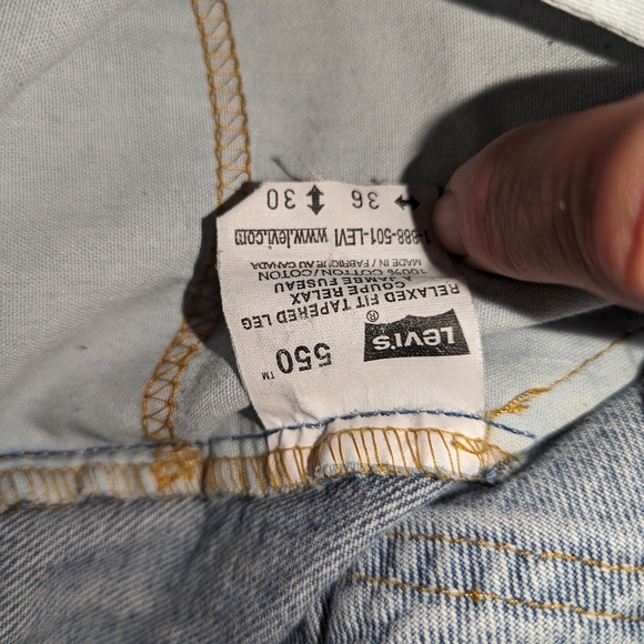 Levi 550 jeans 36x30 - Picture 3 of 4